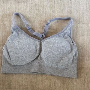 Seamless Gray Comfort Wireless Bralette